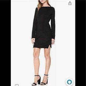 Bailey 44 long sleeve black bodycon dress